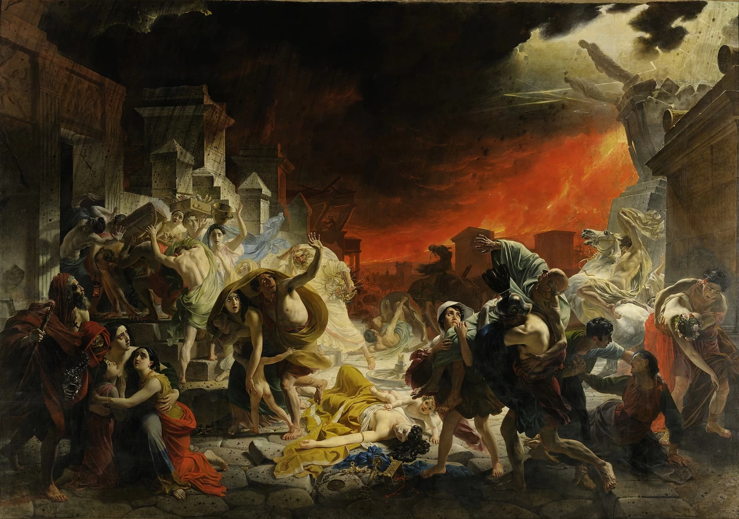 L'ultimo giorno di Pompei, 1833 - State Russian Museum, San Pietroburgo